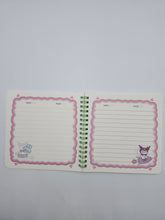 Load image into Gallery viewer, Sanrio Cinnamoroll 15th Anniversary Spiral Notebook Journal- Crayon Shin Chan
