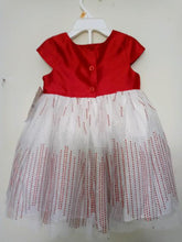 Cargar imagen en el visor de la galería, SPECIAL OCCASION BY MARMELLATA 2pc INFANT/TODDLER DRESS RED & WHITE 18 month - NWT - SORWD1808