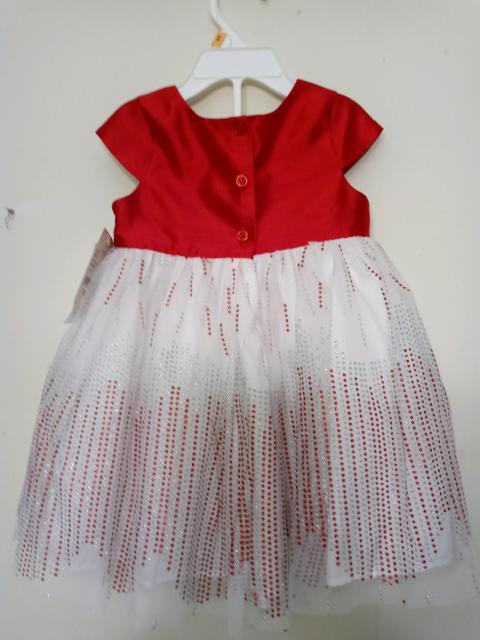 SPECIAL OCCASION BY MARMELLATA 2pc INFANT TODDLER DRESS RED WHITE 18 Ritz Treasurez