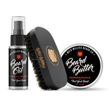 Load image into Gallery viewer, Wild Willies Essential Beard Kit, 3 piece Gift Set
