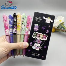 Cargar imagen en el visor de la galería, Kuromi &amp; Hello Kitty  &amp; Friends Retractable Gel Pen 6 Pcs
