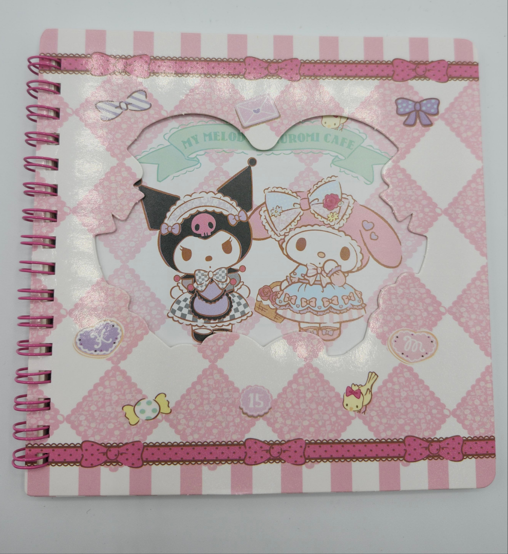 Sanrio Kuromi & My Melody Notebook Journal (Cinnamoroll 15th Anniversary Series) XQ-22201