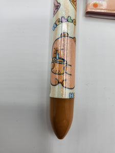 Capy Bara 6 Multi-Color Pen With Mini Key Chain Notebook