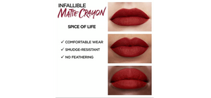 L'Oreal Paris Infallible Matte Lipsticks - Spice of Life #507