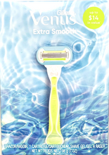 Load image into Gallery viewer, Gillette Venus Extra Smooth Razor and Shave Gel Holiday Gift Pack
