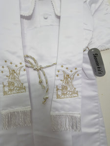 Unotux Baby Boy Christening Baptism Gown Gold Outfit  Church Hat Size 3
